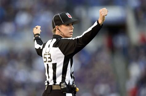 Sarah Thomas Makes History As First Woman To Officiate NFL Playoff Game