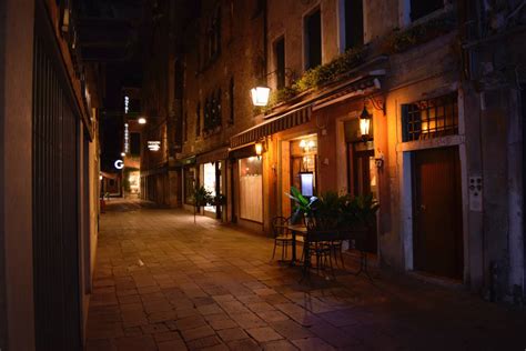 Light Road Street Night House Town Image Free Photo