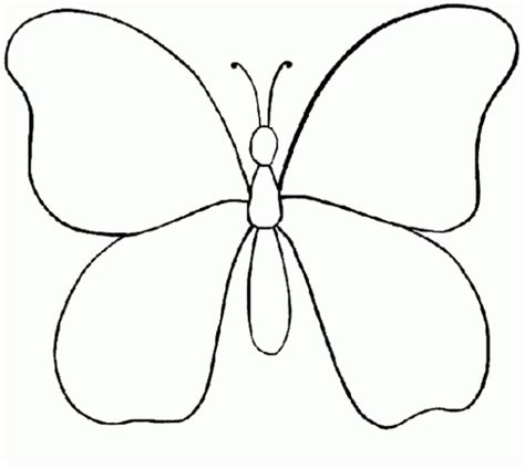 Dibujo De Mariposa Para Rellenar Y Colorear Dibujos Para Colorear