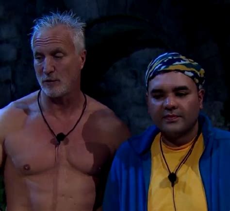 Im A Celebrity Topless David Ginola Sends Viewers Into A Frenzy