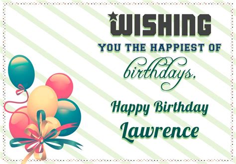 Happy Birthday Lawrence