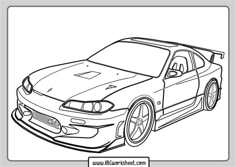 Race Car Coloring Pages Kidsworksheetfun