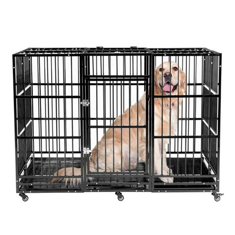 Walnest 63 Large Dog Crate Xxl Stronge And Durable Metal Dog Cage