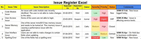Check spelling or type a new query. What is an Issue Log? Download Issue Log Template Excel ...