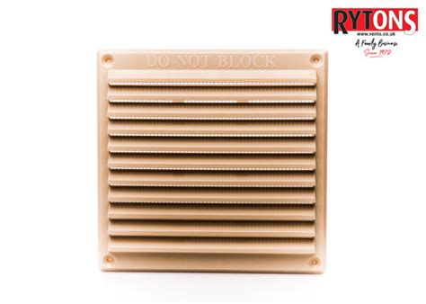 Lv74f Rytons 6×6 Louvre Ventilator With Flyscreen Rytons Building
