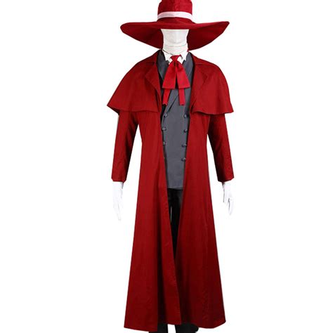 Buy Anime Alucard Cosplay Costume Set Adult Vampire Hunter Uniform Suit