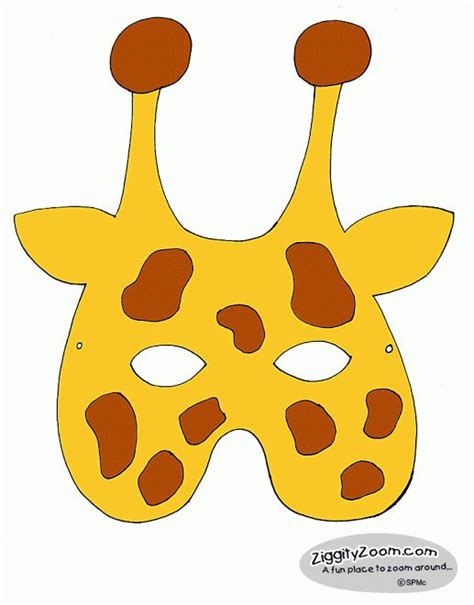 Letter recognition ideas are on kindergarten teachers' minds! Giraffe Mask Template Free Printable | Thema giraf ...