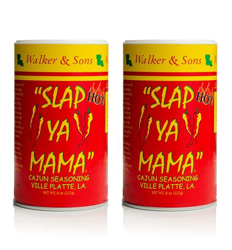 Slap Ya Mama Louisiana Style Cajun Seasoning Hot Blend Msg Free And