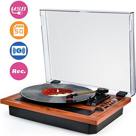 Buy Turntable Vinyl Record Player Wireless Bluetooth In And Out Record