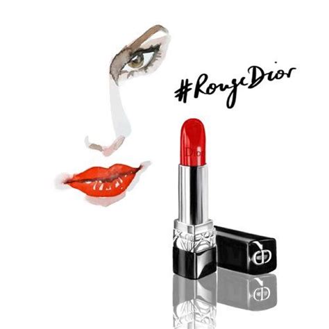 Rouge Dior Illustration By Draw A Story Dior Lipstick Lipsticks