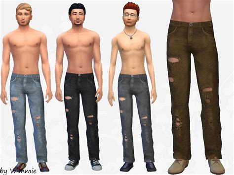 The Sims Resource Worn Out Jeans