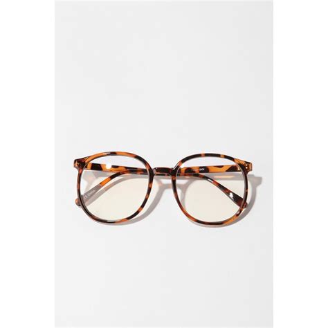 Oversized Round Readers 16 Liked On Polyvore Fake Glasses Cute