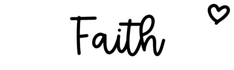 Faith Name Meaning Origin Variations And More