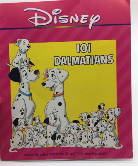 Walt Disney 101 Dalmatians Book Read Along Book Only Ebay
