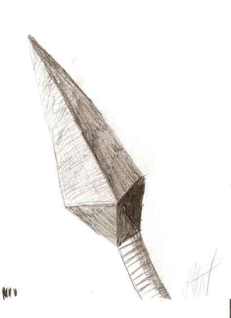 Kunai Sketch By Horsygirl112 On Deviantart