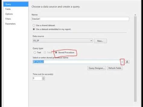 Create Ssrs Report Using Stored Procedure Use Stored Procedure In