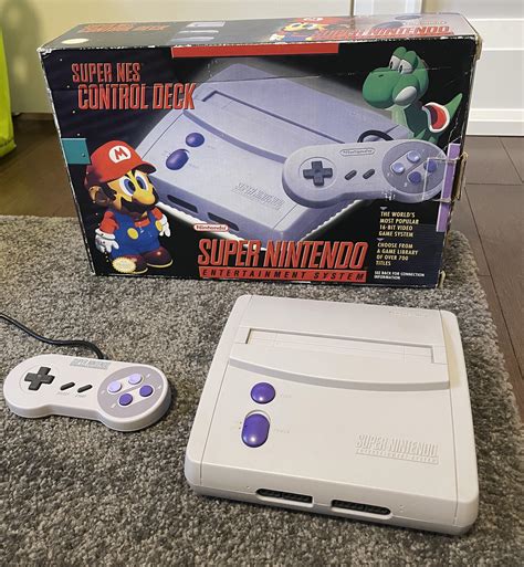 Got This Snes Jr Today With Original Box In Excellent Condition Rsnes