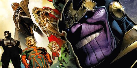 Eternals How Thanos And The Titans Are Connected To The Mcu Aliens