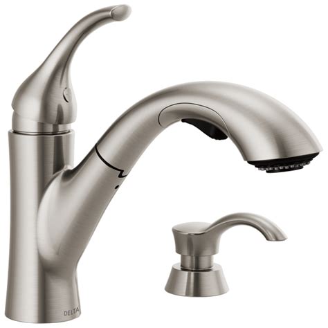 A wide variety of pullout kitchen faucets options are available to you, such as project solution capability, design style, and number of handles. Single Handle Pull-Out Kitchen Faucet 16932-SSSD-DST ...