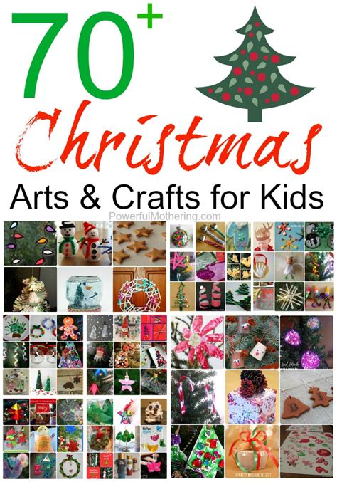 With just a few inexpensive crafts supplies, you'll be giving your child the tools he needs to spark imagination and creative play. 70+ Christmas Arts & Crafts for Kids