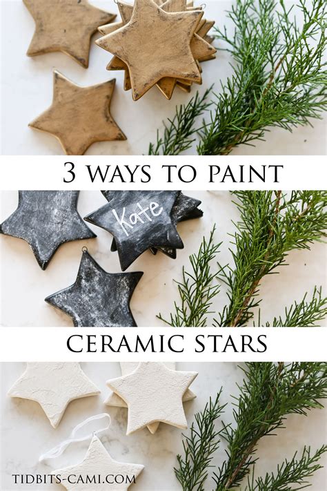 How To Make Christmas Star Ceramic Ornaments Tidbits By Cami