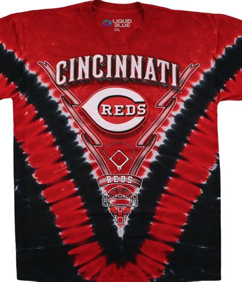 Cincinnati Reds V Tie Dye T Shirt Tie Dye T Shirts Dye T Shirt
