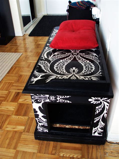 Get it as soon as wed, aug 11. Litter Box Bench | Now I can have the litter boxes right ...