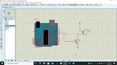 Relay Circuit In Proteus Relay Simulation Circuit Design Images And