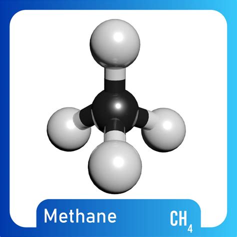Methane 3d Model Ch4 Free 3d Model Cgtrader