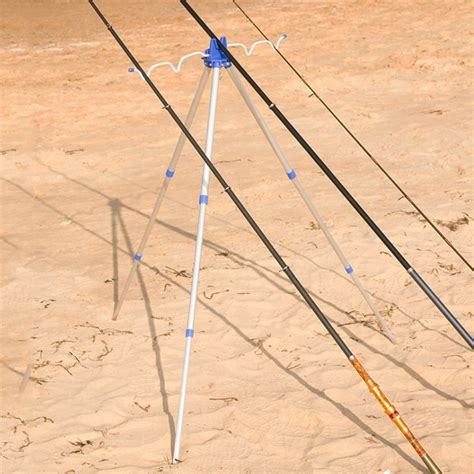 Teleskopowe wędki składany stojak statyw ze stopu kaijia5 89