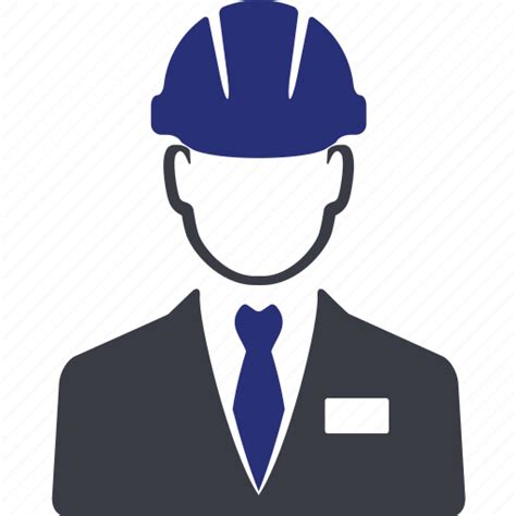Engineer Manager Avatar Man Construction Building Portrait Icon