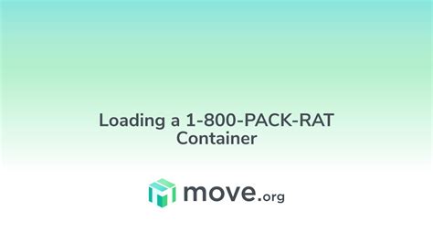 Loading A 1 800 Pack Rat Container Youtube