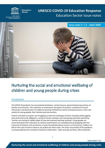 Nurturing The Social And Emotional Wellbeing Of Children And Young