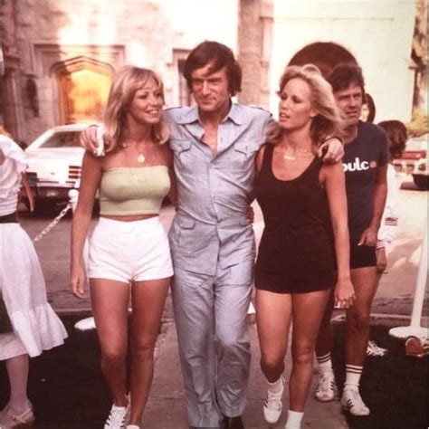 Hugh Hefner And Friends And The Playboy Mansion 1977 Roldschoolcool