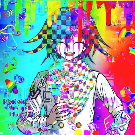 Ouma Kokichi Icon Aesthetic Anime Anime Glitchcore Anime