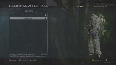 Call Of Duty Ghosts How To Unlock Ghillie Suit Detailed Youtube