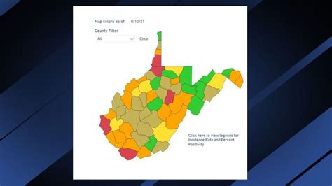 Color Map Shows Some Improvement But 44 Of States 55 Counties Still