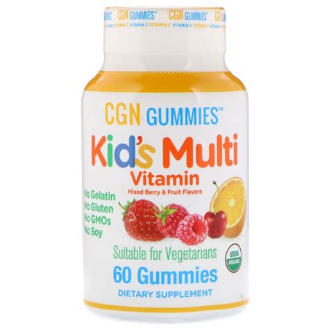 California Gold Nutrition Kids Multi Vitamin Gummies No Gelatin No