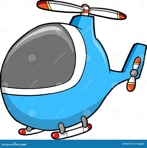 Vector Lindo Del Helicóptero Ilustración Del Vector Ilustración De