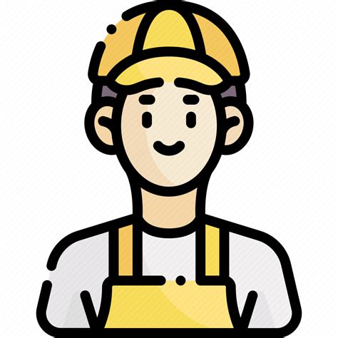 Male Occupation Job Avatar Profession Mechanic Technician Icon