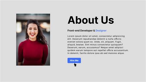 Create About Us Page In Html And Css