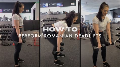 How To Romanian Deadlifts Rdls Youtube
