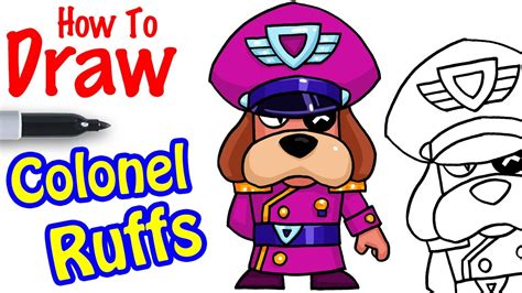 Brawl Stars Kleurplaat Kolonel Brawl Stars Kleurplaat Colonel Ruffs