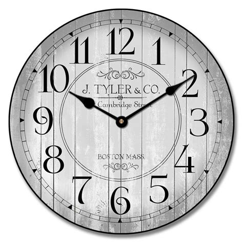 Harbor Gray Wall Clock Available In 8 Sizes Most Sizes Ship 2 3