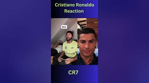 Cristiano Ronaldo Reaction On His Own Shuuu Football Cristianoronaldo