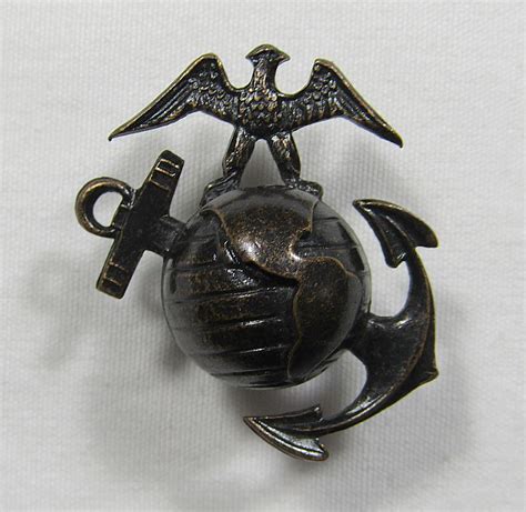 Wwii Usmc Ega Officers Collar Insignia Griffin Militaria