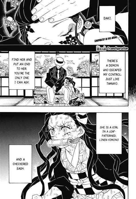 Demon Slayer Kimetsu No Yaiba Chapter 83 Slayer Demon Manga Pages