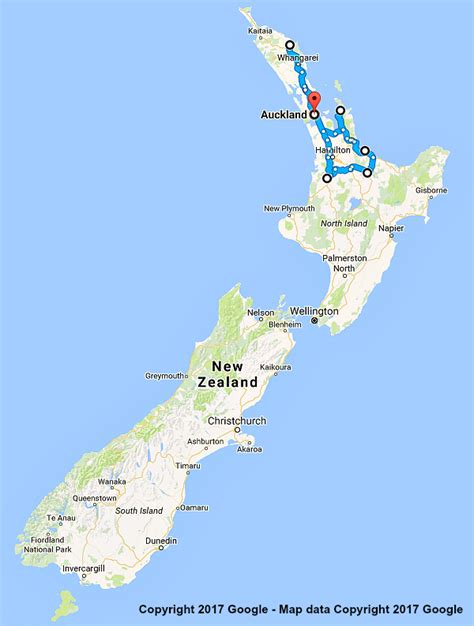New Zealand Itinerary Upper North Island 15 Days