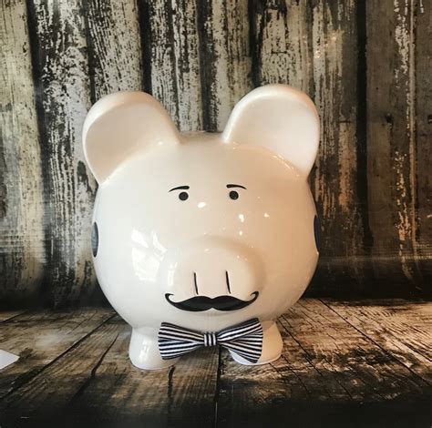 Extra Large Personalized Piggy Bankpiggy Banks For Boys1st Etsy