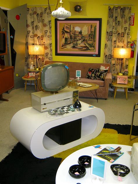Atomic Living Room 60s Home Decor Retro Interior Design Kitschy Decor